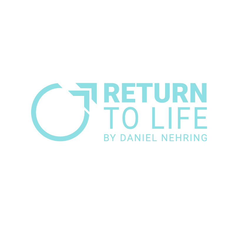 Logo RETURN TO LIFE by Daniel Nehring Türkis